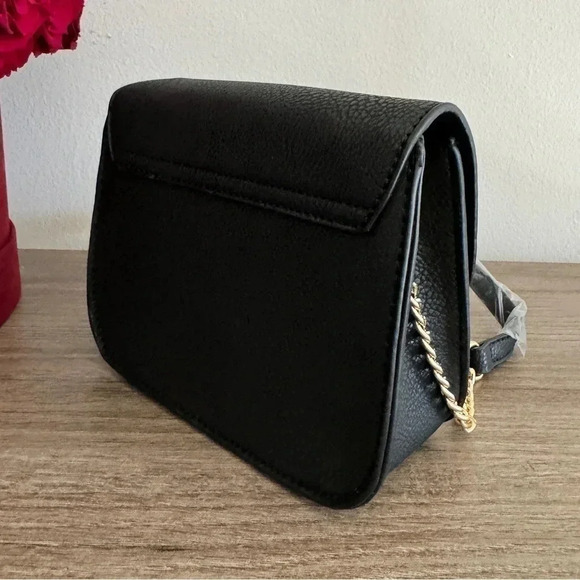 NWT small crossbody chain black gold - Picture 3 of 7